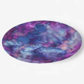 ファンタジーの水彩 – 深い宇宙vibe : ペーパープレート (アングル)