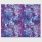 ファンタジーの水彩 – 深い宇宙vibe : ラッピングペーパー (フラット)