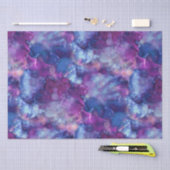 ファンタジーの水彩 – 深い宇宙vibe : 薄葉紙 (クラフト)