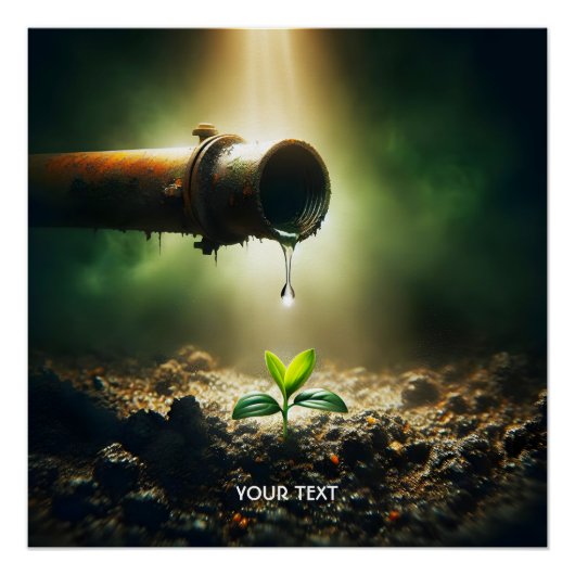 ファンタジーの水滴 ポスター (正面)