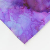 ファンタジーの水色，暖かい色調：フリースブランケット フリースブランケット (角)