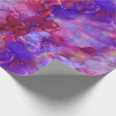 ファンタジーの水色、暖かい色調： ラッピングペーパー (角)