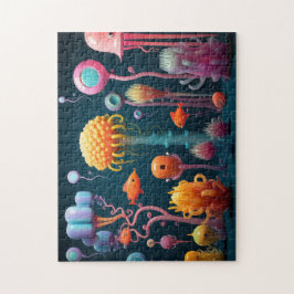 ファンタジーの海の生鮮やか物 ジグソーパズル