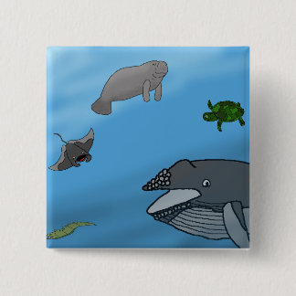 ファンタジーの海景 缶バッジ