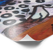 ファンタジーの男の子がドラゴンとワシを戦う フォトプリント            (角)