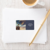 ファンタジーの砂漠のかわいい音楽 ラベル (インサイチュ)