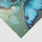 ファンタジーの美しいシアングリーンフェアリー少女デコpage 薄葉紙 (詳細)