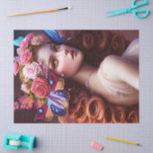 ファンタジーの美しい妖精のプリンセスの分離 薄葉紙 (クラフト)