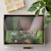 ファンタジーの美しい森の妖精のデコパージュ 薄葉紙 (ギフト)