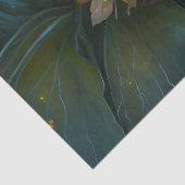 ファンタジーの美しい緑の森の妖精のデコページ 薄葉紙 (詳細)