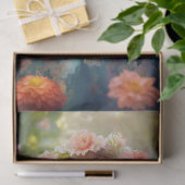 ファンタジーの美しい青の妖精の女の子のデクページ 薄葉紙 (ギフト)