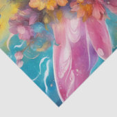 ファンタジーの美カラフルしい花妖精の切り離し 薄葉紙 (詳細)