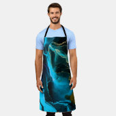 ファンタジーの背景マクロの絵を描写真。色あせたアウェソ エプロン (着用した状態)
