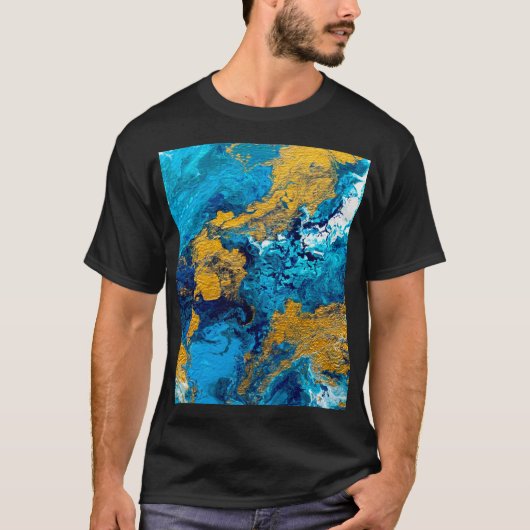 ファンタジーの色：芸術的抽象芸術背景。 Tシャツ (正面)