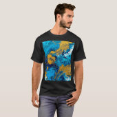 ファンタジーの色：芸術的抽象芸術背景。 Tシャツ (正面フル)