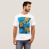 ファンタジーの色：芸術的抽象芸術背景。 Tシャツ (正面フル)