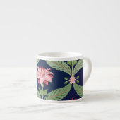 ファンタジーの花：暗いインディアンのモチーフ エスプレッソカップ (正面右)
