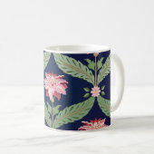 ファンタジーの花:暗いインディアンのモチーフ コーヒーマグカップ (正面右)