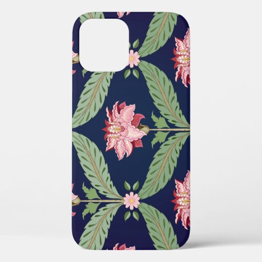 ファンタジーの花:暗いインディアンのモチーフ Case-Mate iPhoneケース (裏面)