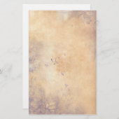 ファンタジーの花-紫色 便箋 (正面/裏面)