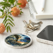 ファンタジーの芸術のワシKeychain キーホルダー (側面)