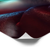 ファンタジーの若いアルビノ猫 ポスター (コーナー)