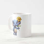 ファンタジーの象マグカップ コーヒーマグカップ (正面左)