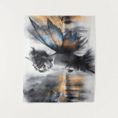 ファンタジーの都市のエレガント美しいの夢想的なライト タペストリー (正面)