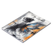 ファンタジーの都市のエレガント美しいの夢想的なライト ノートブック (左側)