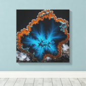 ファンタジーの重ねキャンバス印刷 キャンバスプリント (インサイチュ (ウッドフロア))