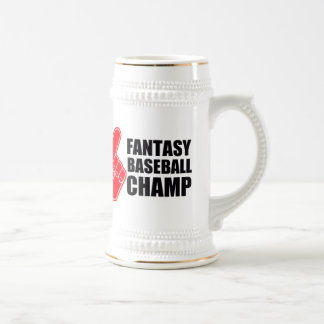 ファンタジーの野球のチャンピオン ビールジョッキ