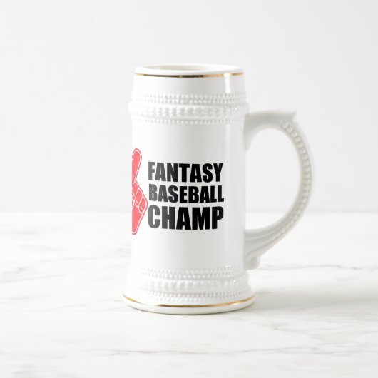ファンタジーの野球のチャンピオン ビールジョッキ (右)