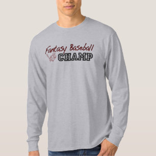ファンタジーの野球のチャンピオン Tシャツ