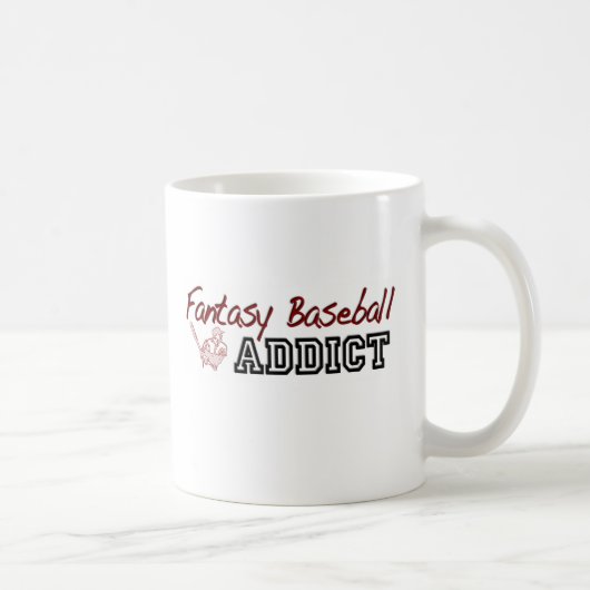ファンタジーの野球の常習者 コーヒーマグカップ (右)