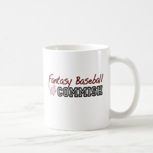 ファンタジーの野球Commish コーヒーマグカップ