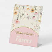 ファンタジーの野草妖精はペデスタルサインを引き立てる 台座サイン (正面)