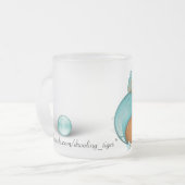 ファンタジーの陰陽2 フロストグラスマグカップ (正面左)