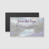 ファンタジーの風光明媚な自然風景の保存日付 (正面/裏面)