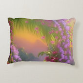 ファンタジーの風景、トロピックと夢 アクセントクッション (裏面)