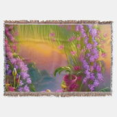ファンタジーの風景、トロピックと夢 スローブランケット (正面)