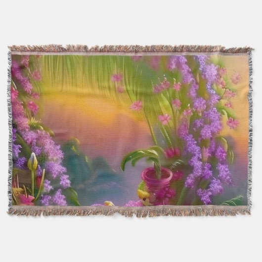 ファンタジーの風景、トロピックと夢 スローブランケット (正面)
