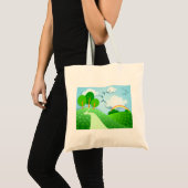 ファンタジーの風景、バッグ トートバッグ (正面(商品))