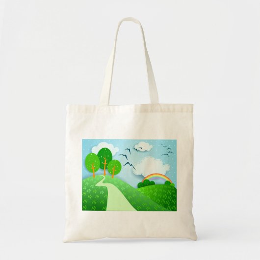 ファンタジーの風景、バッグ トートバッグ (正面)