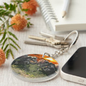 ファンタジーの馬: ブラックマジック キーホルダー (正面右)