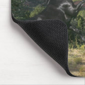 ファンタジーの馬: ブラックマジック マウスパッド (コーナー)