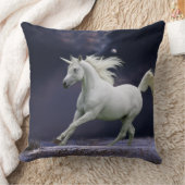 ファンタジーの馬: ユニコーン クッション (ブランケット)