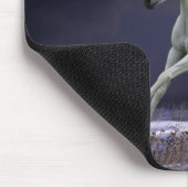 ファンタジーの馬: ユニコーン マウスパッド (コーナー)