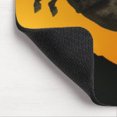 ファンタジーの馬: 山の日没 マウスパッド (コーナー)