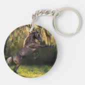 ファンタジーの馬: 戦士の王子 キーホルダー (裏面)