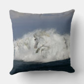 ファンタジーの馬: 海 クッション (裏面)